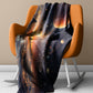 Starry Sky on Mars Light Weight Fleece Blanket