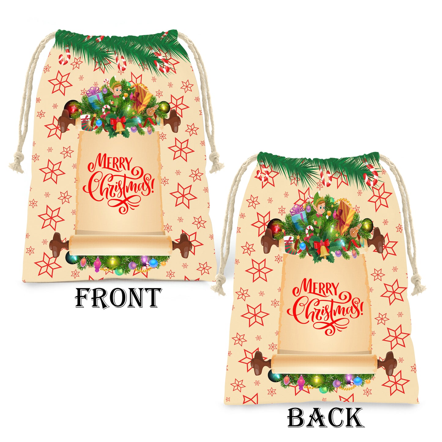 Starry Christmas Gift Bag (Set of 3)