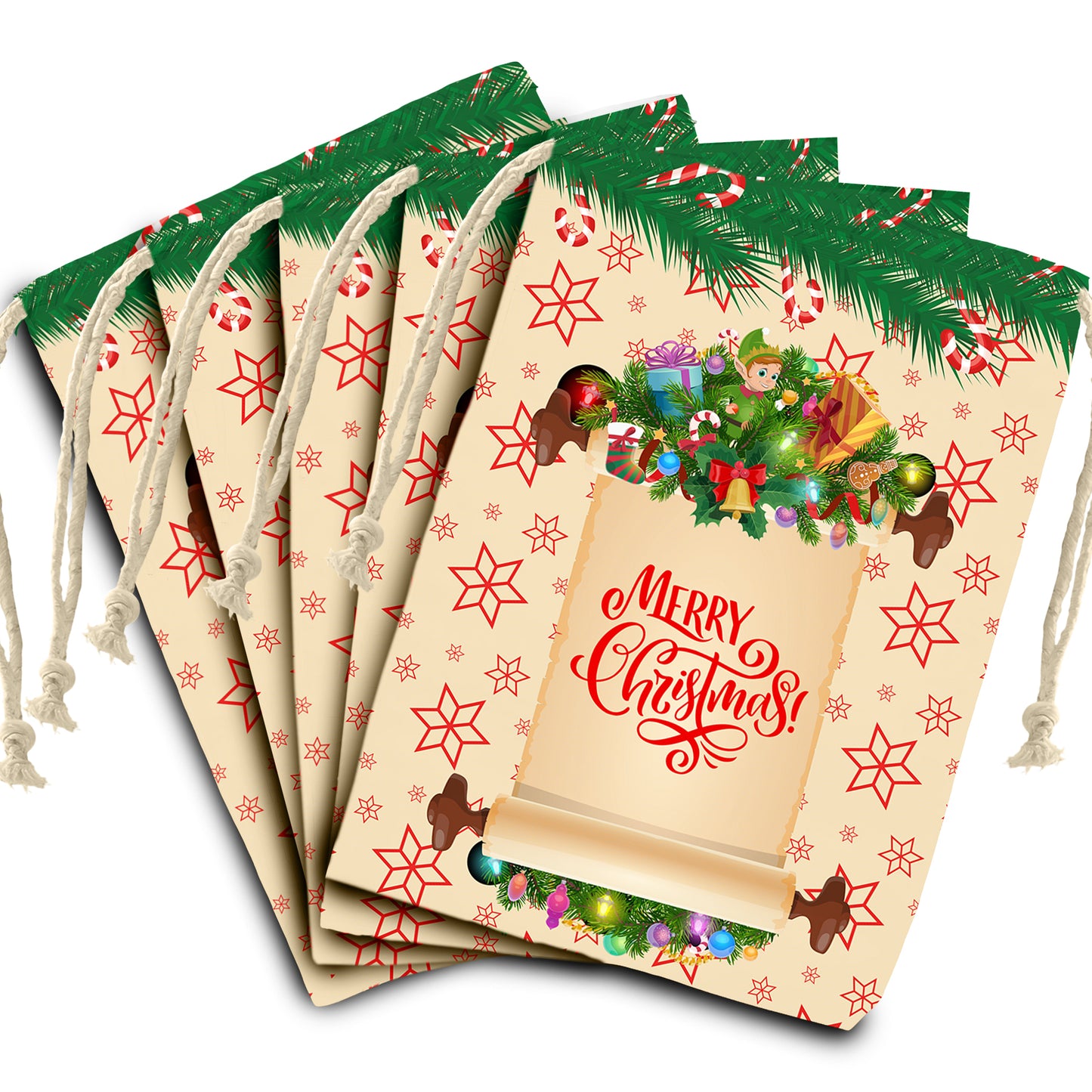 Starry Christmas Gift Bag (Set of 3)