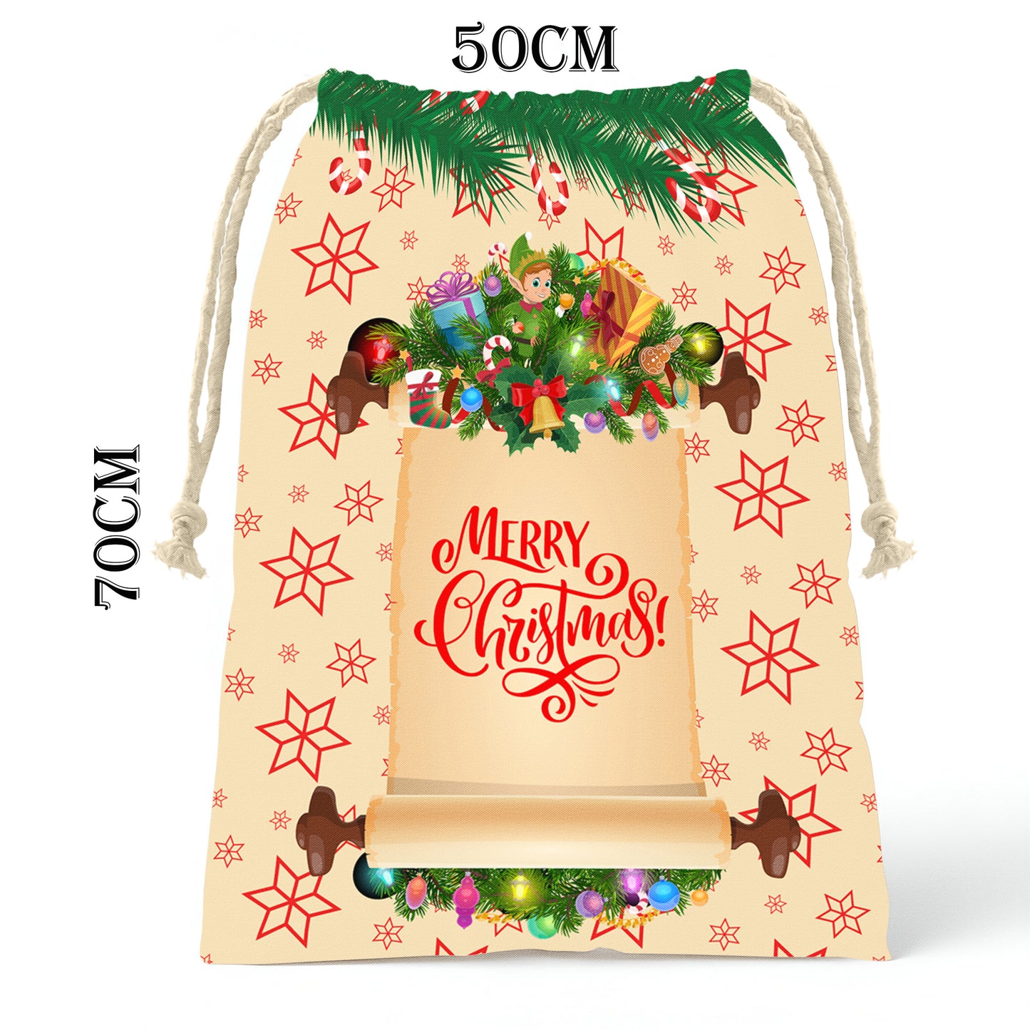 Starry Christmas Gift Sack