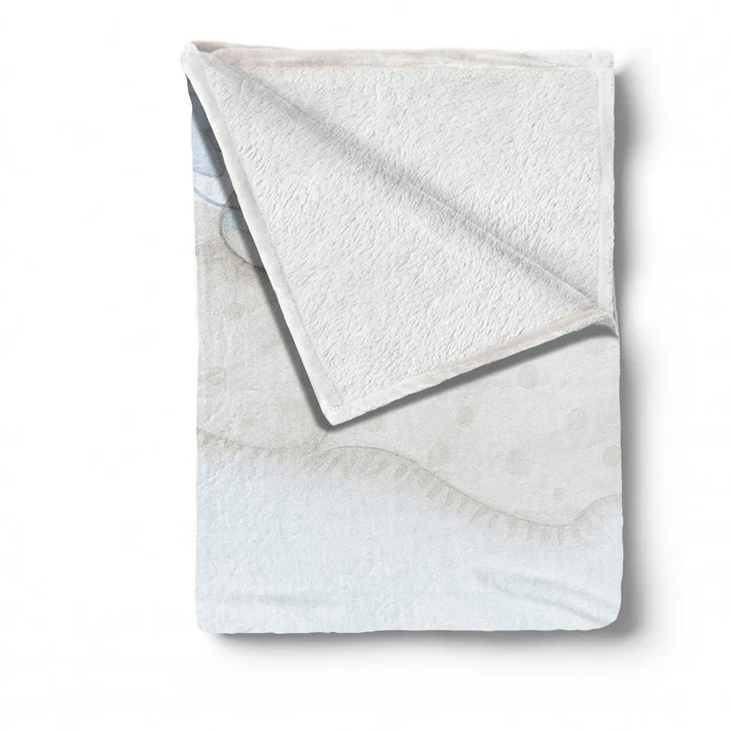 Starry Nap Blue Elephant Minky Blanket by Nathan Pieterse