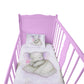 Starry Nap Pink Elephant Cot Set by Nathan Pieterse