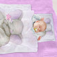 Starry Nap Pink Elephant Cot Set by Nathan Pieterse
