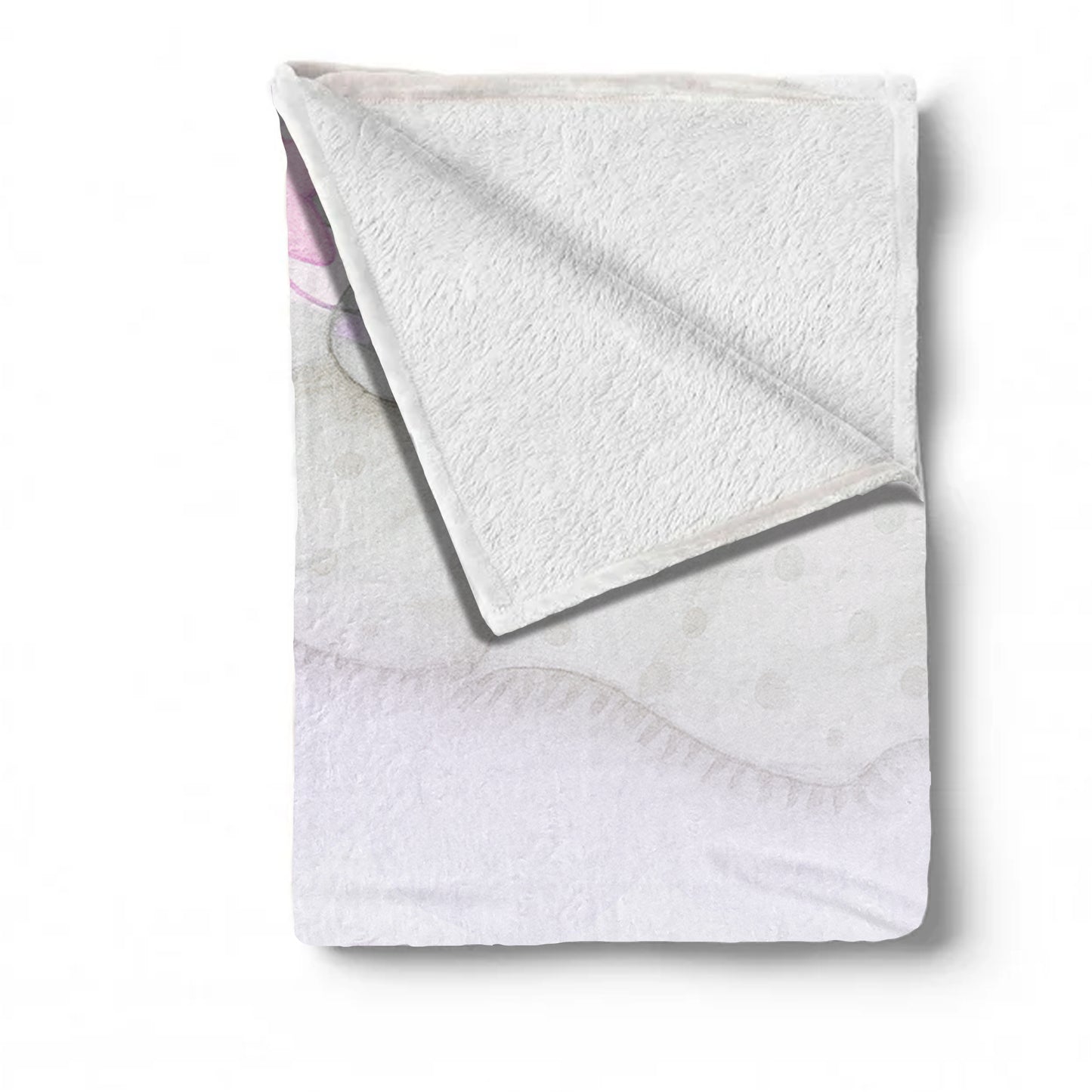 Starry Nap Pink Elephant Minky Blanket by Nathan Pieterse
