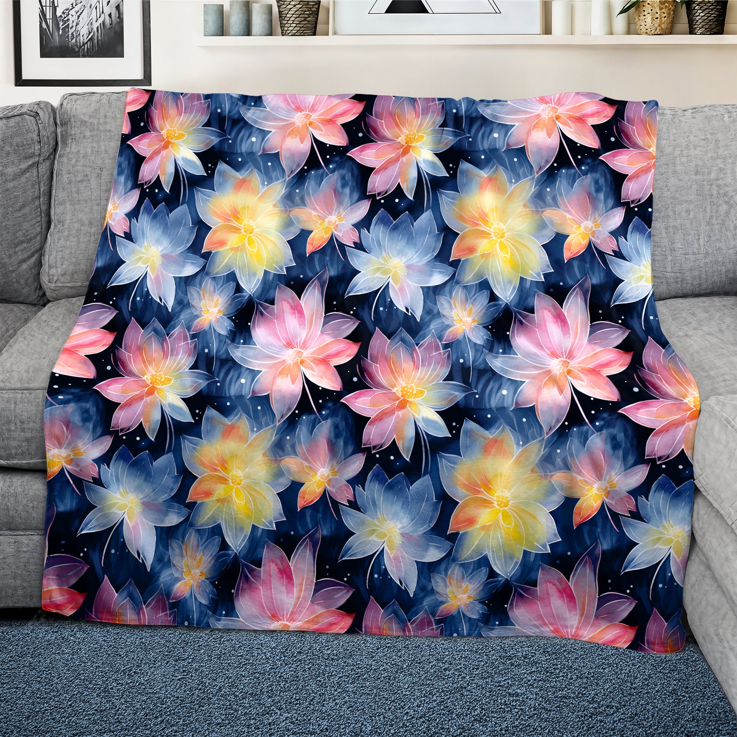Starry Sky Light Weight Fleece Blanket