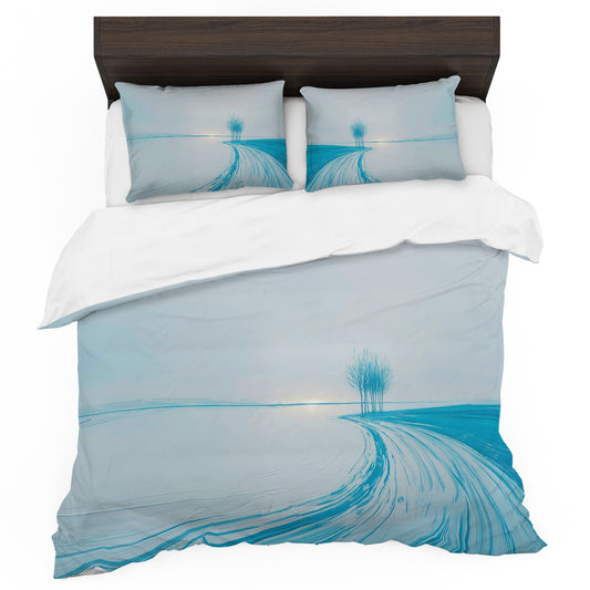 Steadfast in Turqouise Duvet Cover Set
