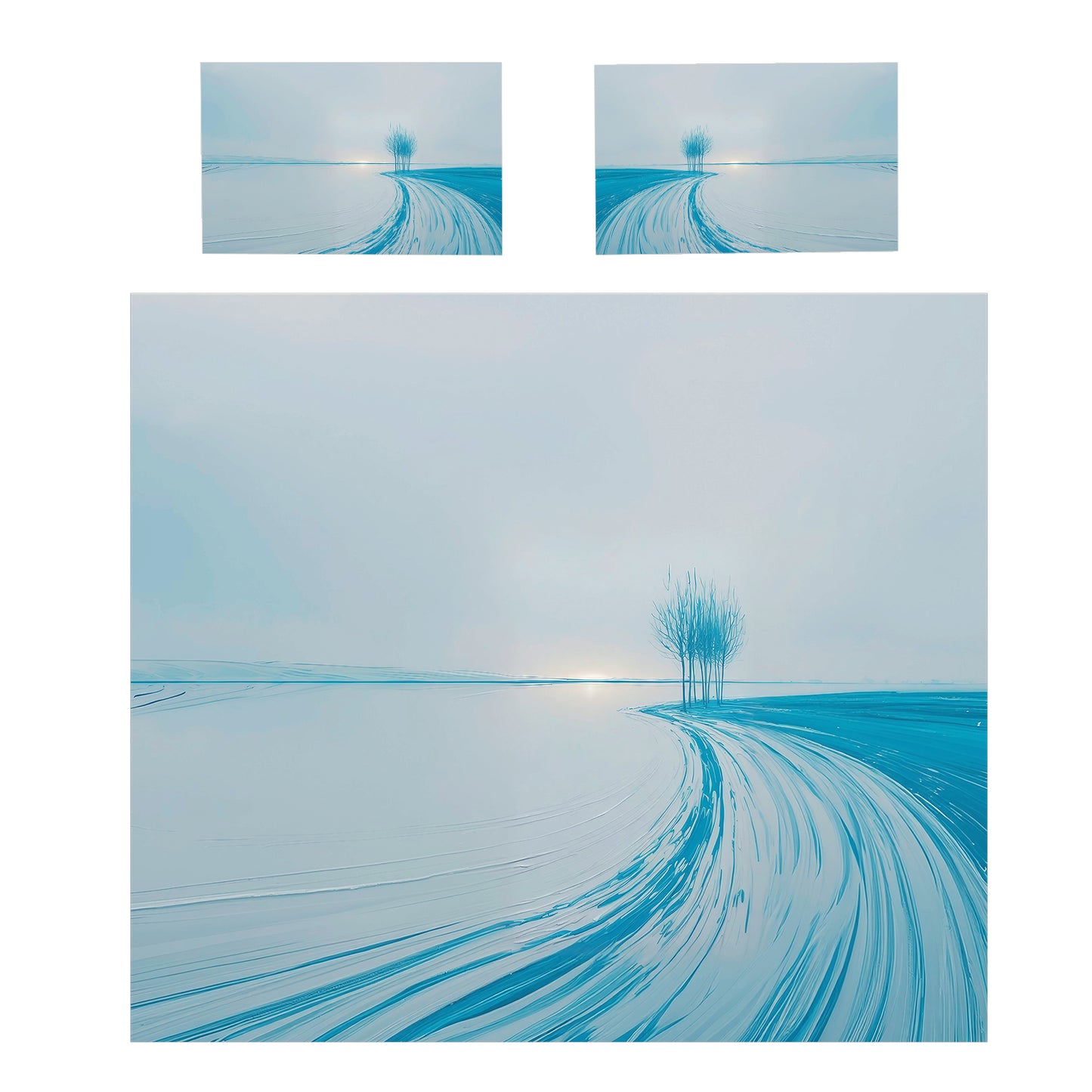 Steadfast in Turqouise Duvet Cover Set