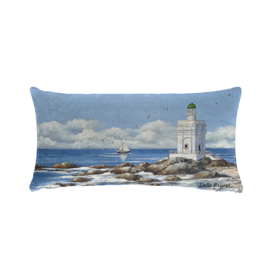 Old Lighthouse By Stella Bruwer Oblong Luxury Scatter