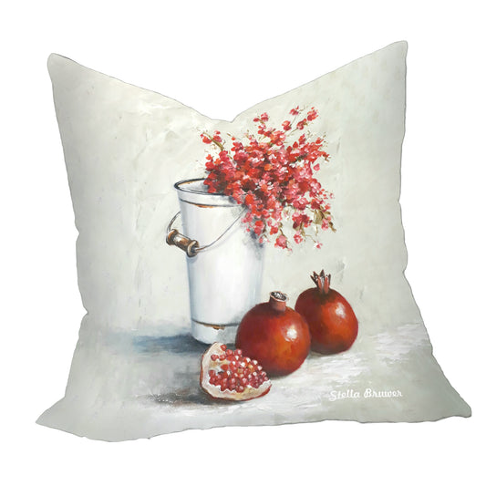 Red Pomegranate and Milk Can Luxury Scatter By Stella Bruwer