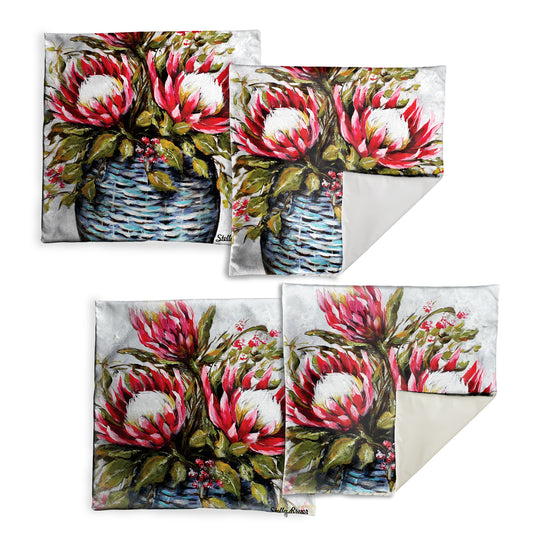 Protea Vase Luxury Scatter Covers By Stella Bruwer (Set of 4)