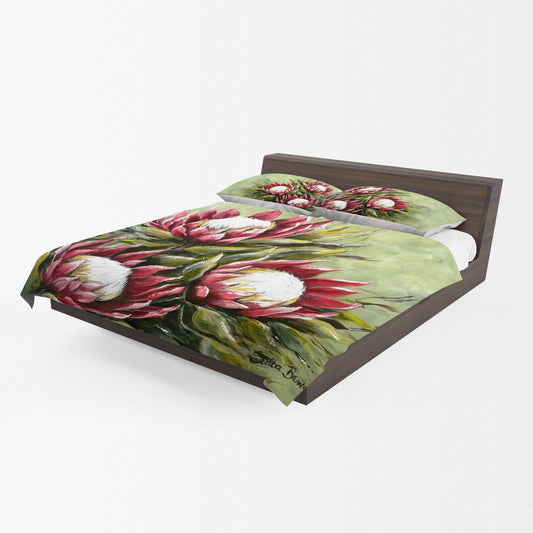 SPECIAL: Wild Protea By Stella Bruwer Duvet Cover Set - Double