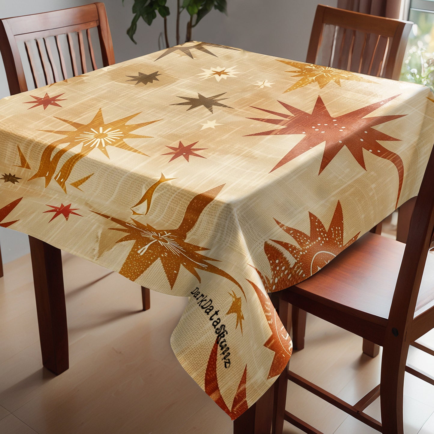 Stellar Echoes Square Tablecloth by Wikus Schalkwyk