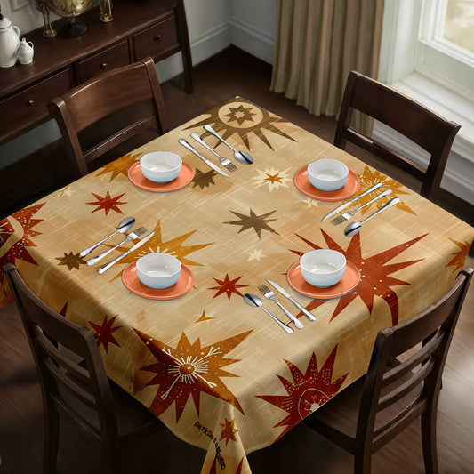 Stellar Echoes Square Tablecloth by Wikus Schalkwyk