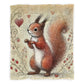 Steven Squirrel Toddler Fleece Blanket