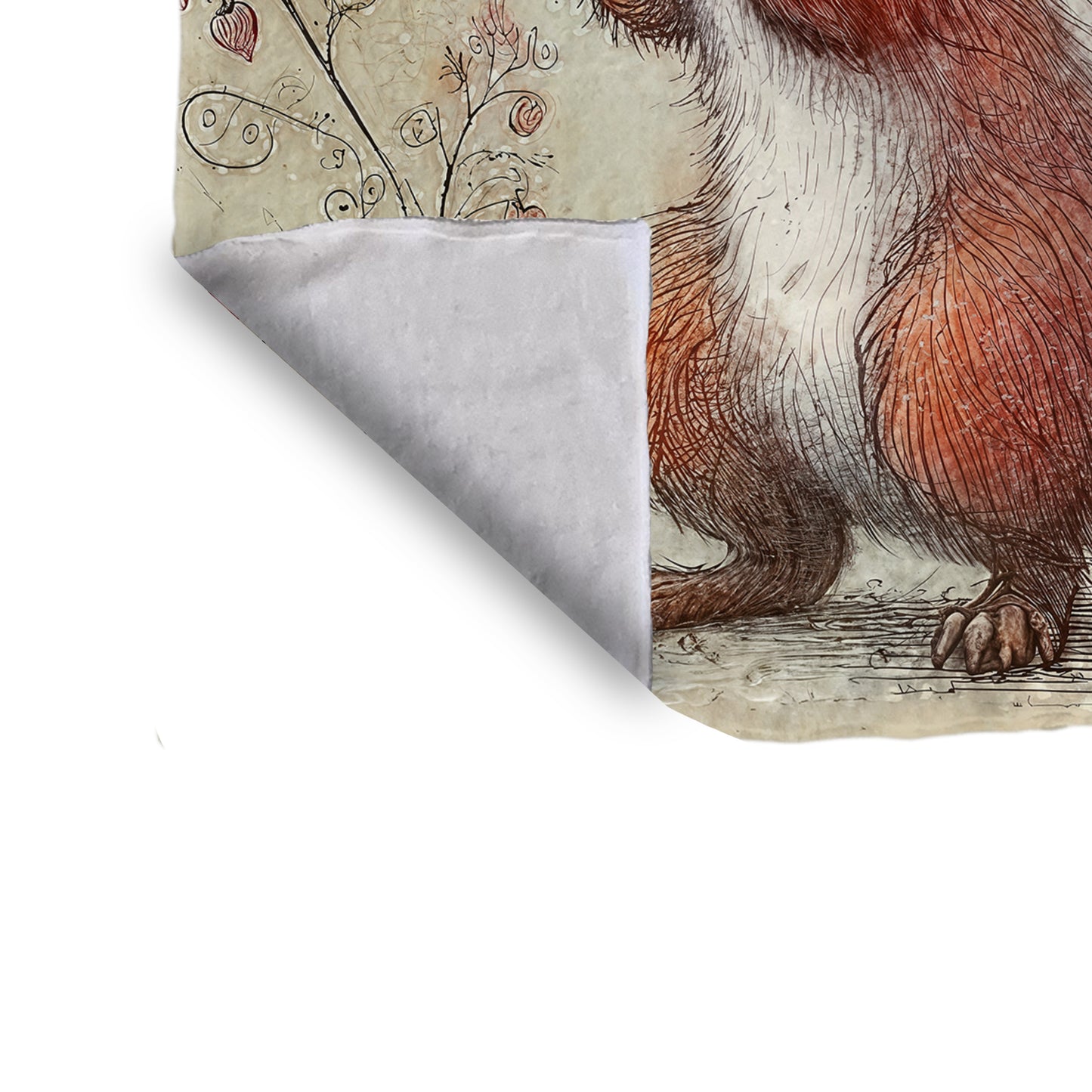 Steven Squirrel Toddler Fleece Blanket