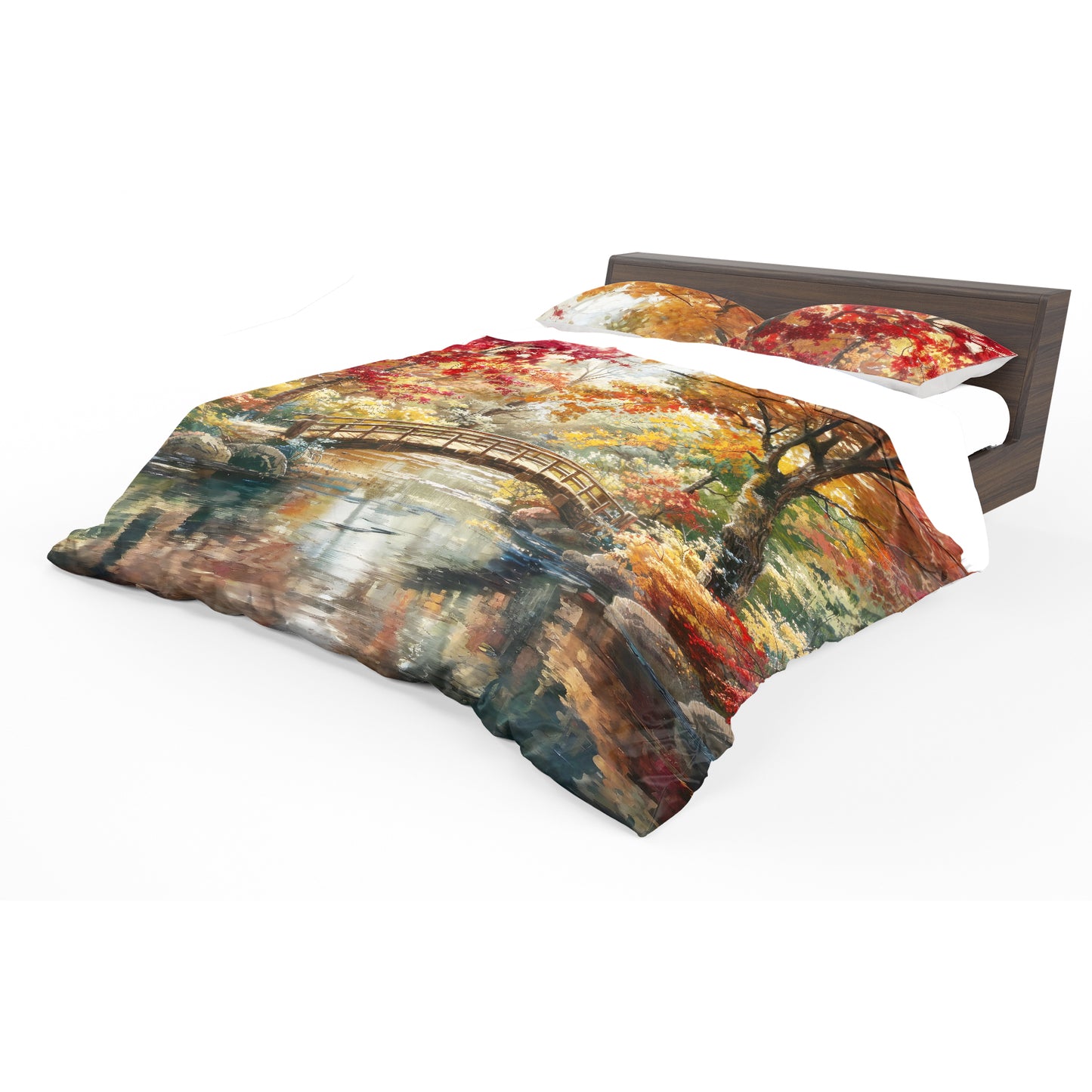 Stillness Beneath the Bridge Duvet Cover Set