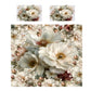 Stillness in White Flowers Duvet Cover Set by Mark van Vuuren