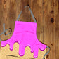 Strawberry Wafer Medium Length Apron