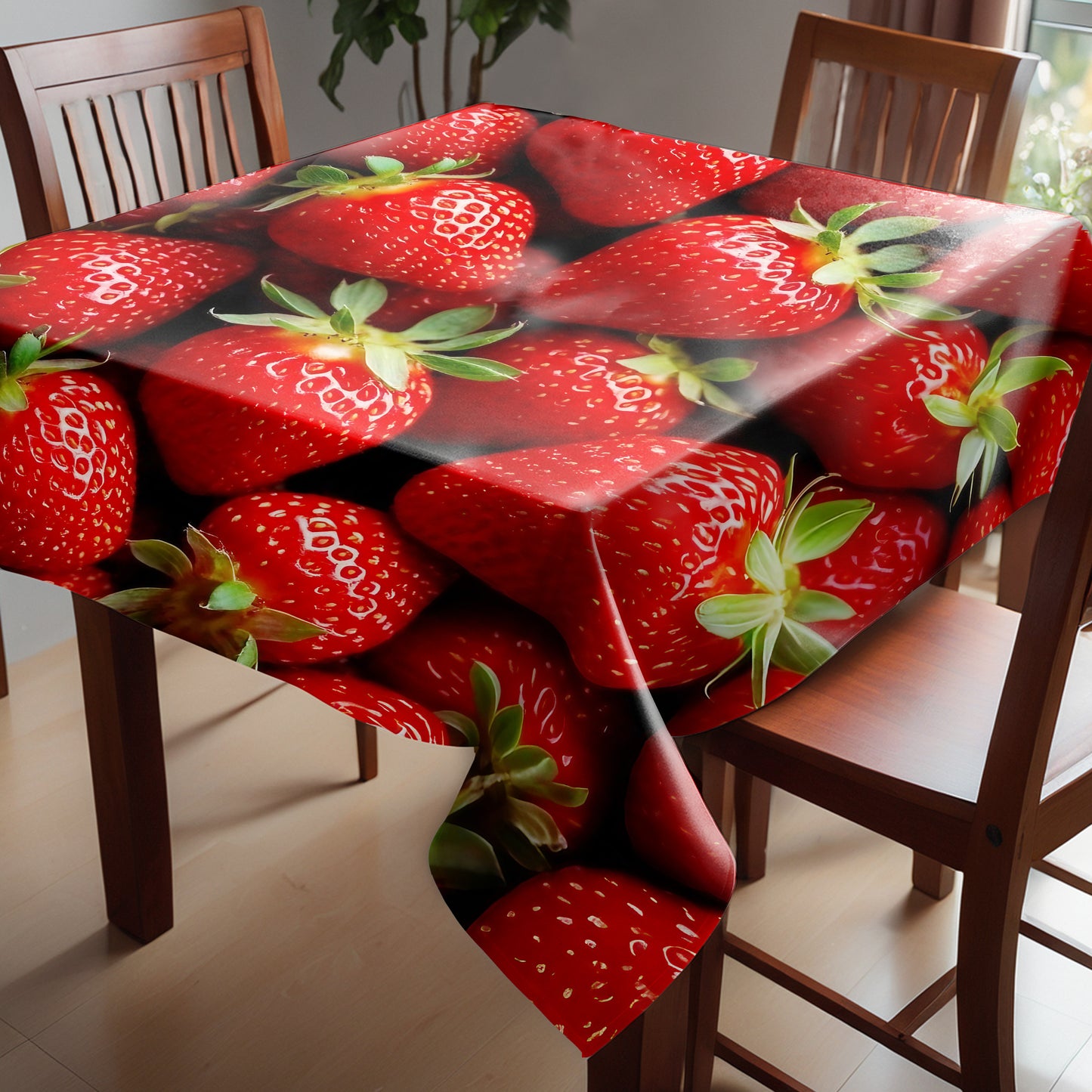 Strawberry Square Tablecloth