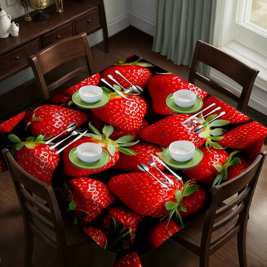Strawberry Square Tablecloth