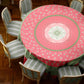 Strawberry and Mint 2,3m Round Tablecloth