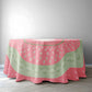 Strawberry and Mint 2,3m Round Tablecloth