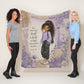 Strength and Dignity Light Weight Fleece Blanket
