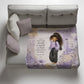 Strength and Dignity Light Weight Fleece Blanket