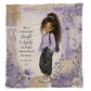 Strength and Dignity Light Weight Fleece Blanket