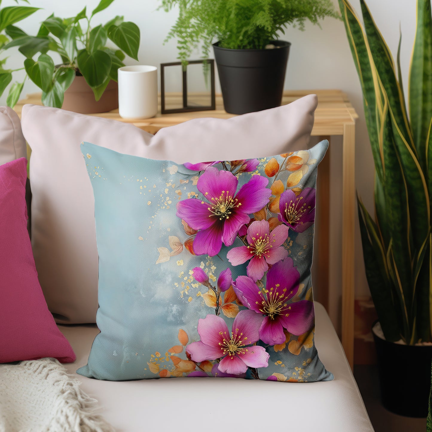 String of Pink Flowers Luxury Scatter