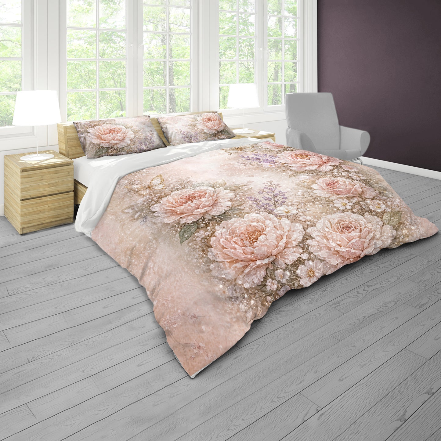 String of Roses Duvet Cover Set