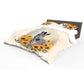 Striped Zebra in Sunshine Duvet Cover Set