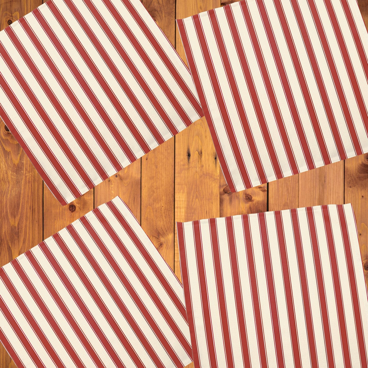 Stripes for Christmas Napkins