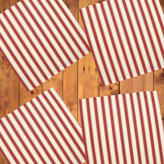 Stripes for Christmas Napkins