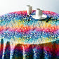 Strong Rainbow Colours Round Tablecloth
