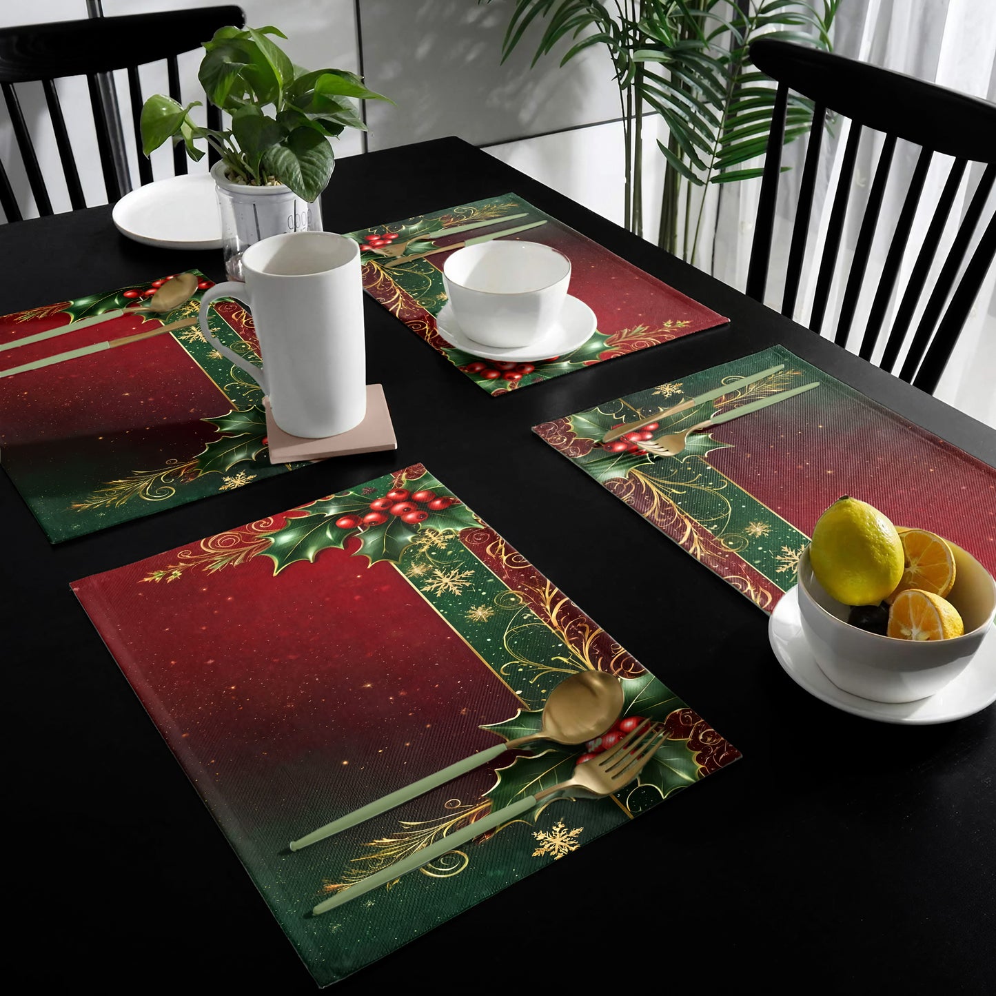 Subtle Christmas Charm Placemats