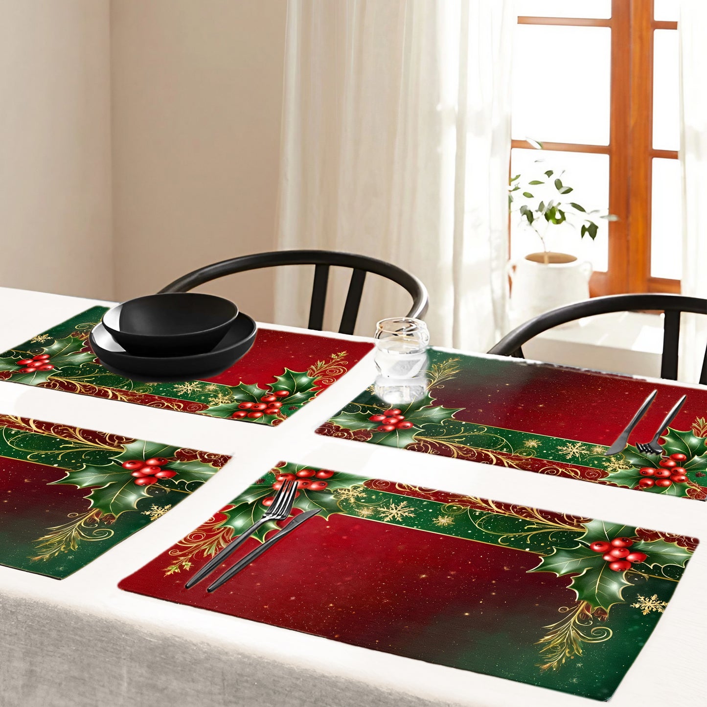 Subtle Christmas Charm Placemats