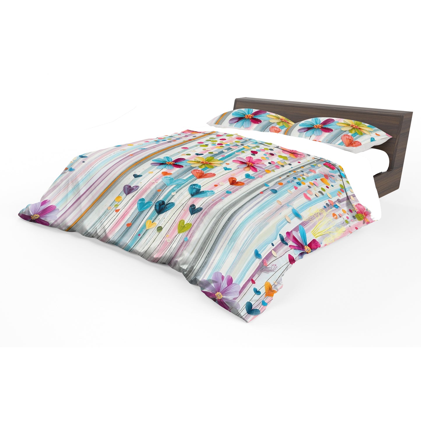 Subtle Field Flowers Duvet Cover Set