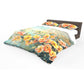 Subtle Orange Floral Duvet Cover Set