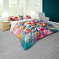 Subtle Pastel Daisies Duvet Cover Set