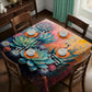 Succulent Mirage Square Tablecloth