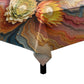 Succulent Orange Protea Vibe Square Tablecloth