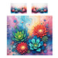 Succulent Protea Dreams Duvet Cover Set