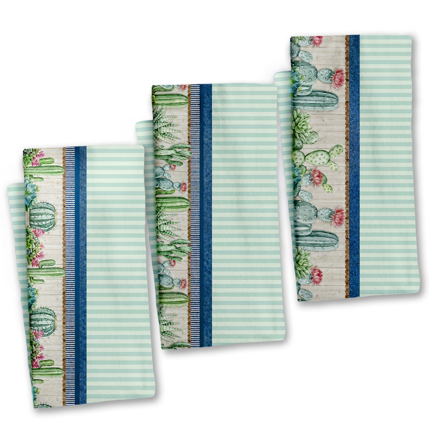 Succulents Dish Cloth (Set of 3)