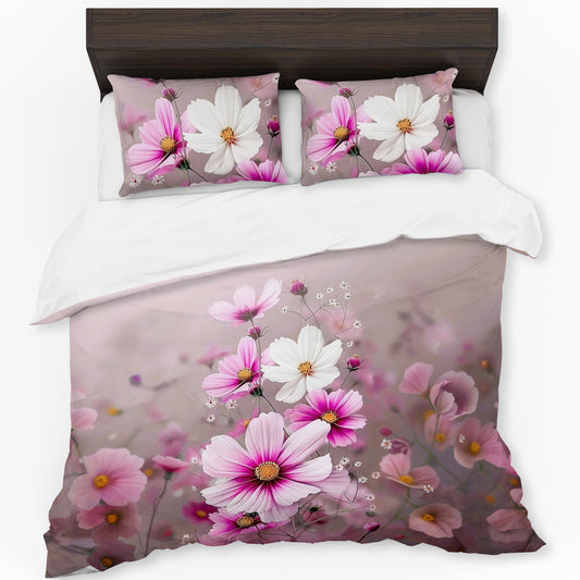 Sugar Pink Blossom Duvet Cover Set