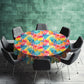 Summer Leaves Round Tablecloth