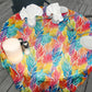 Summer Leaves Round Tablecloth
