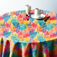 Summer Leaves Round Tablecloth
