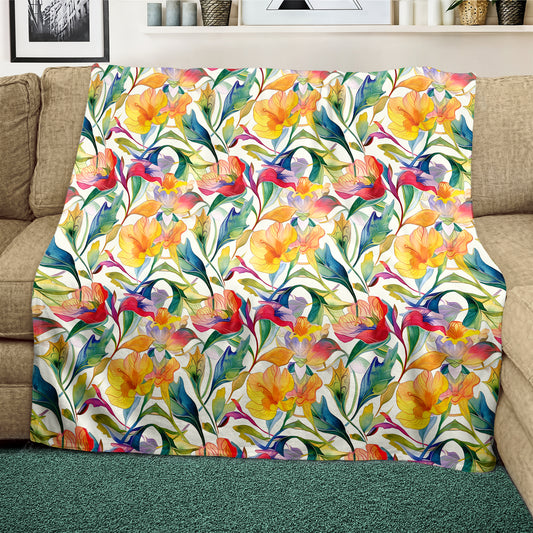 Summer Dance Light Weight Fleece Blanket