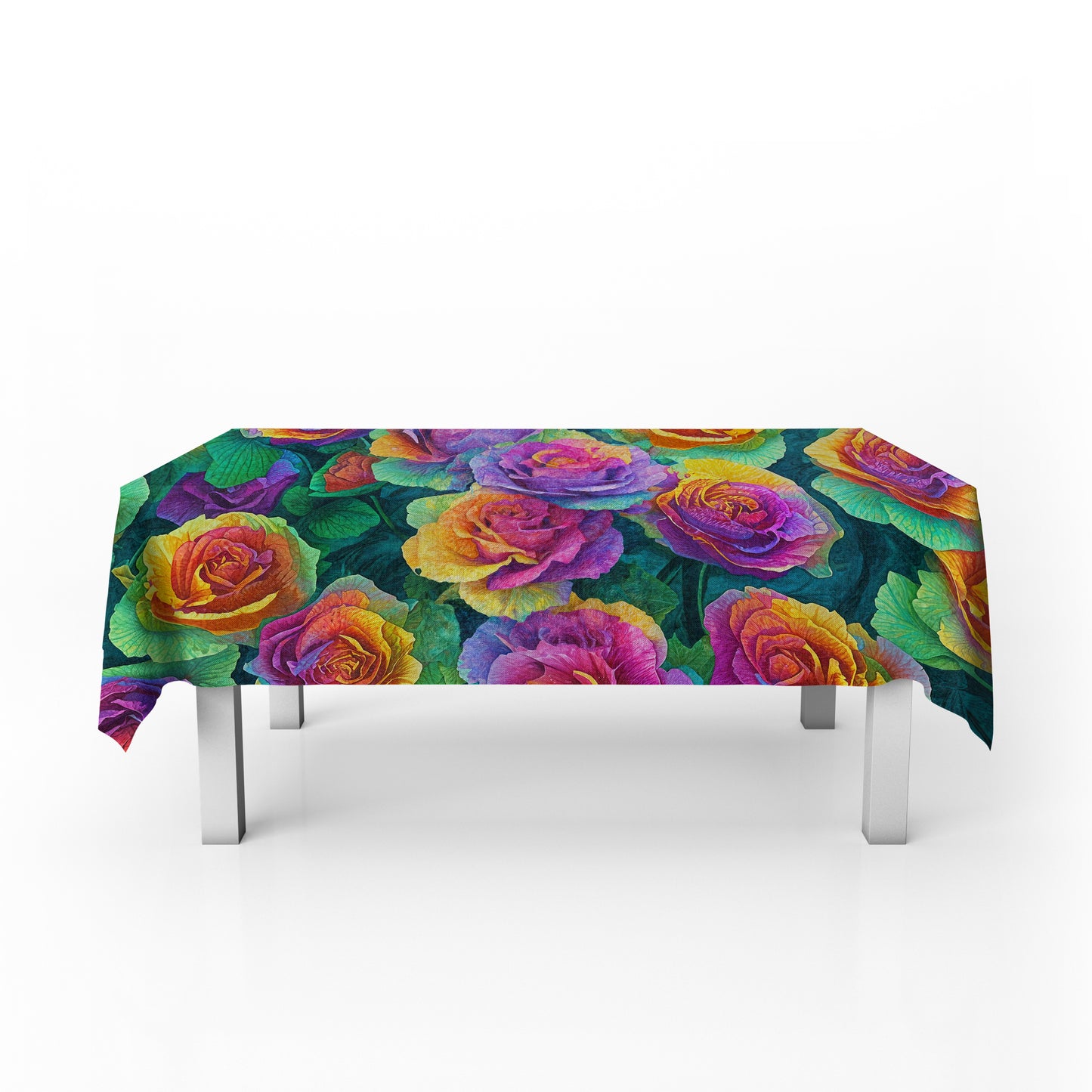 Summer Flowers Rectangle Tablecloth